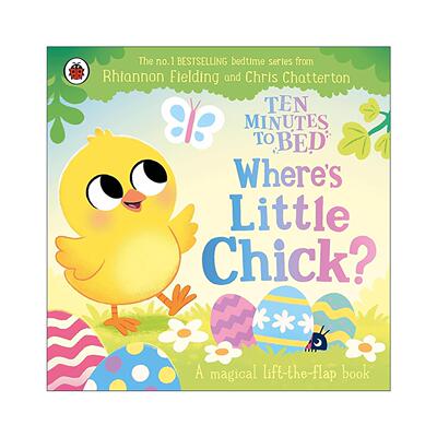 英文原版 Ten Minutes to Bed: Where's Little Chick 十分钟睡前故事 小鸡在哪里 纸板翻翻书 英文版 进口英语原版书籍