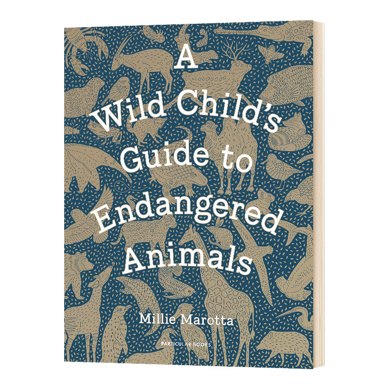 A Wild Child's Guide to Endangered Animals 野生濒危动物指南 绘画画册画集插图 英文原版科普读物 进口艺术英语书籍 书籍/杂志/报纸 原版其它 原图主图