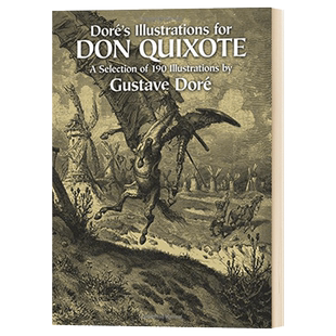 古斯塔夫多雷 堂吉诃德插图集 Dore's Illustrations for Don Quixote 英文原版艺术画册 进口英语书籍