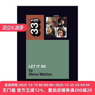 英文原版 The Beatles' Let It Be 披头士乐队 随它去吧 33 1/3经典音乐系列 英文版 进口英语原版书籍