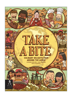 英文原版 Take a Bite 咬一口 26个不同国家的食物 精装 英文版 进口英语原版书籍