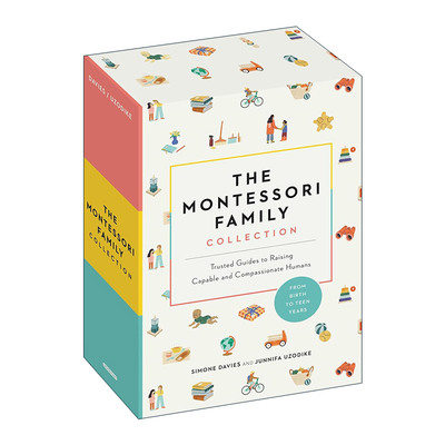 英文原版 The Montessori Family Collection Boxed Set 蒙特梭利育儿法3册盒装 英文版 进口英语原版书籍