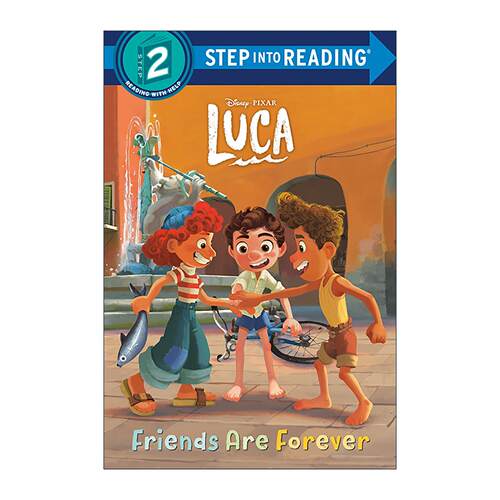 英文原版 Step into Reading 2 Friends Are Forever Disney Pixar Luca 永远的朋友 迪士尼 皮克斯 夏日友晴天 同名电影改编