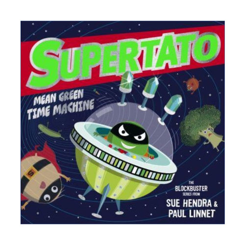 英文原版 Supertato Mean Green Time Machine 土豆超人 绿色时光机 Sue Hendra & Paul Linnet 纸板书 英文版 进口英语原版书籍