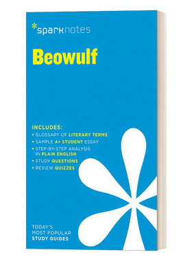 Beowulf SparkNotes Literature Guide 文学导读系列 贝奥武夫 英文原版中学教辅 进口英语书籍