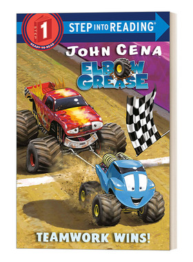 团队合作赢啦 Step into Reading 1 Elbow Grease Teamwork Wins Elbow Grease 英文原版儿童读物 进口英语书籍