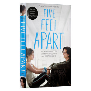 五尺天涯 精装 影视封面版 Five 小说 Apart 英文原版 进口英语书籍 Feet