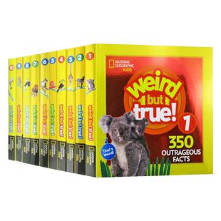 真的好奇怪1-10册套装 Weird But True 世界真奇妙系列 英文原版儿童科普百科读物 进口书籍