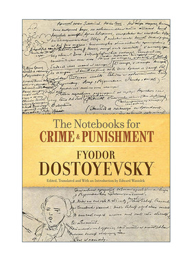英文原版 The Notebooks for Crime and Punishment 罪与罚笔记 文学批评 Fyodor Dostoyevsky陀思妥耶夫斯基 进口英语原版书籍