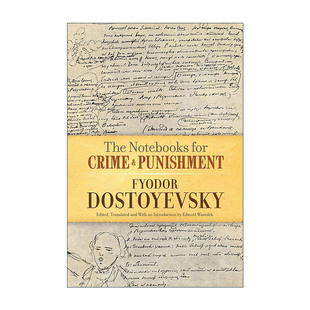 罪与罚笔记 The and 英文原版 文学批评 进口英语原版 for Dostoyevsky陀思妥耶夫斯基 Notebooks 书籍 Crime Fyodor Punishment
