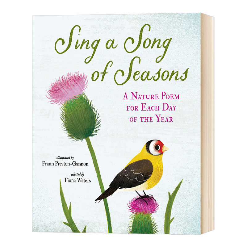 四季之歌诗歌精选集 精装 Sing a Song of Seasons A Nature Poem for Each Day of the Year 英文原版儿童诗歌绘本 进口英语书籍