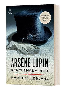 Arsene Lupin  Gentleman Thief 绅士大盗 黑经典 英文原版侦探小说 进口英语书籍