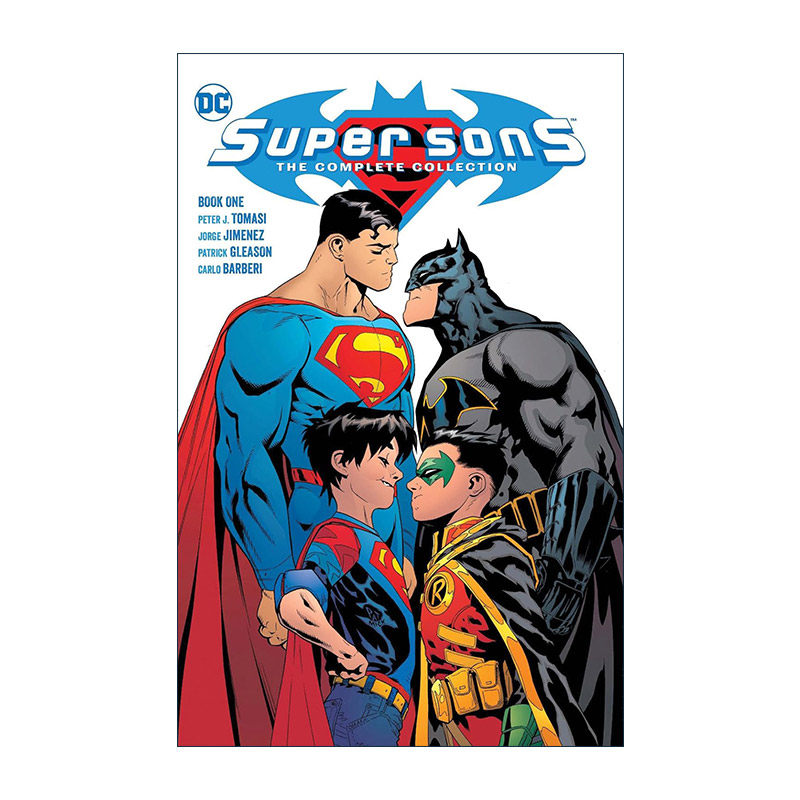 英文原版 Super Sons The Complete Collection Book One 超凡双子 完整合集 卷一 超人 蝙蝠侠 DC漫画 Peter J. Tomasi 英文版