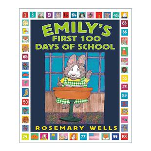 英文原版 Emily's First 100 Days of School 艾米丽上学的前100天 英文版 进口英语原版书籍