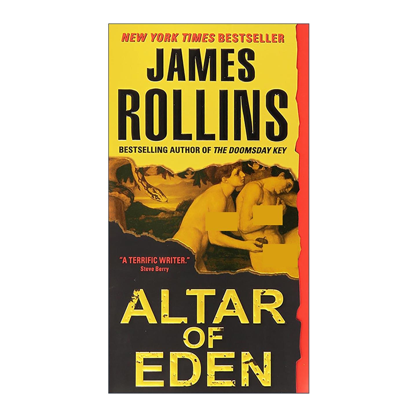 英文原版 Altar of Eden 伊甸园的祭坛 冒险惊悚小说 James Rollins 英文版 进口英语原版书籍