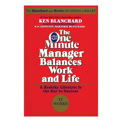 英文原版 The One Minute Manager Balances Work & Life 一分钟经理人 平衡工作与生活 Ken Blanchard 英文版 进口英语原版书籍