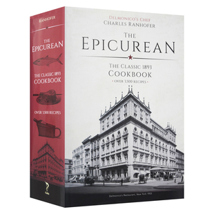 英文原版 The Epicurean 美食家 1893 年版精装复刻版食谱 名厨Charles Ranhofer烹饪百科全书Calla Editions 英文版 进口书籍