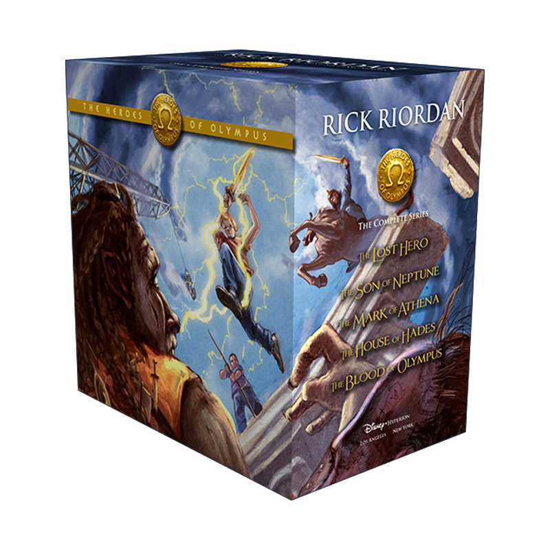英文原版 Heroes of Olympus Boxed Set 奥林匹斯英雄 1-5 英文版 进口英语原版书籍