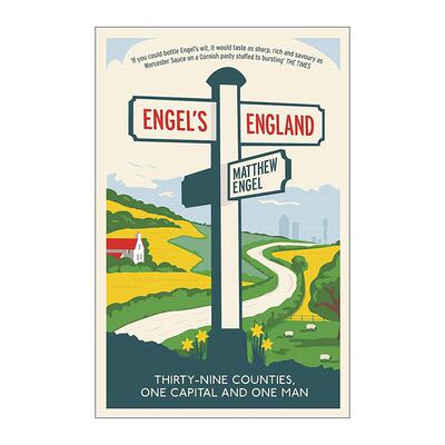 英文原版 Engel's England 马修·恩格尔英格兰游记 39个城镇 英文版 进口英语原版书籍