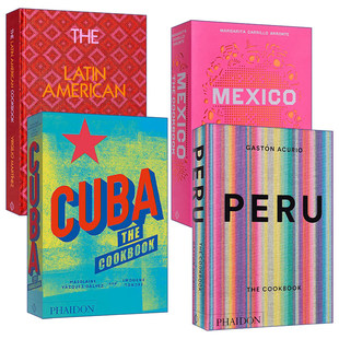 古巴 墨西哥 生活休闲读物 The 秘鲁食谱 费顿拉美食谱系列4册 Cookbook 拉美 英文原版 进口英语书籍