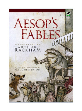 英文原版 Aesop's Fables 伊索寓言全集 Dover儿童经典文学插图版 英文版 进口英语原版书籍
