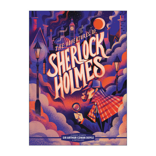 英文原版 Classic Starts The Adventures of Sherlock Holmes 开始读经典 夏洛克福尔摩斯 精装 英文版 进口英语原版书籍