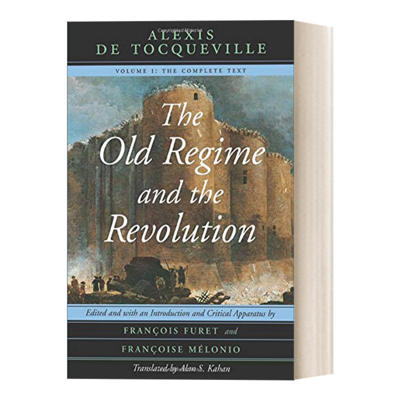 英文原版 The Old Regime and the Revolution  Volume I 托克维尔 旧制度与大革命 法国历史 英文版 进口英语原版书籍