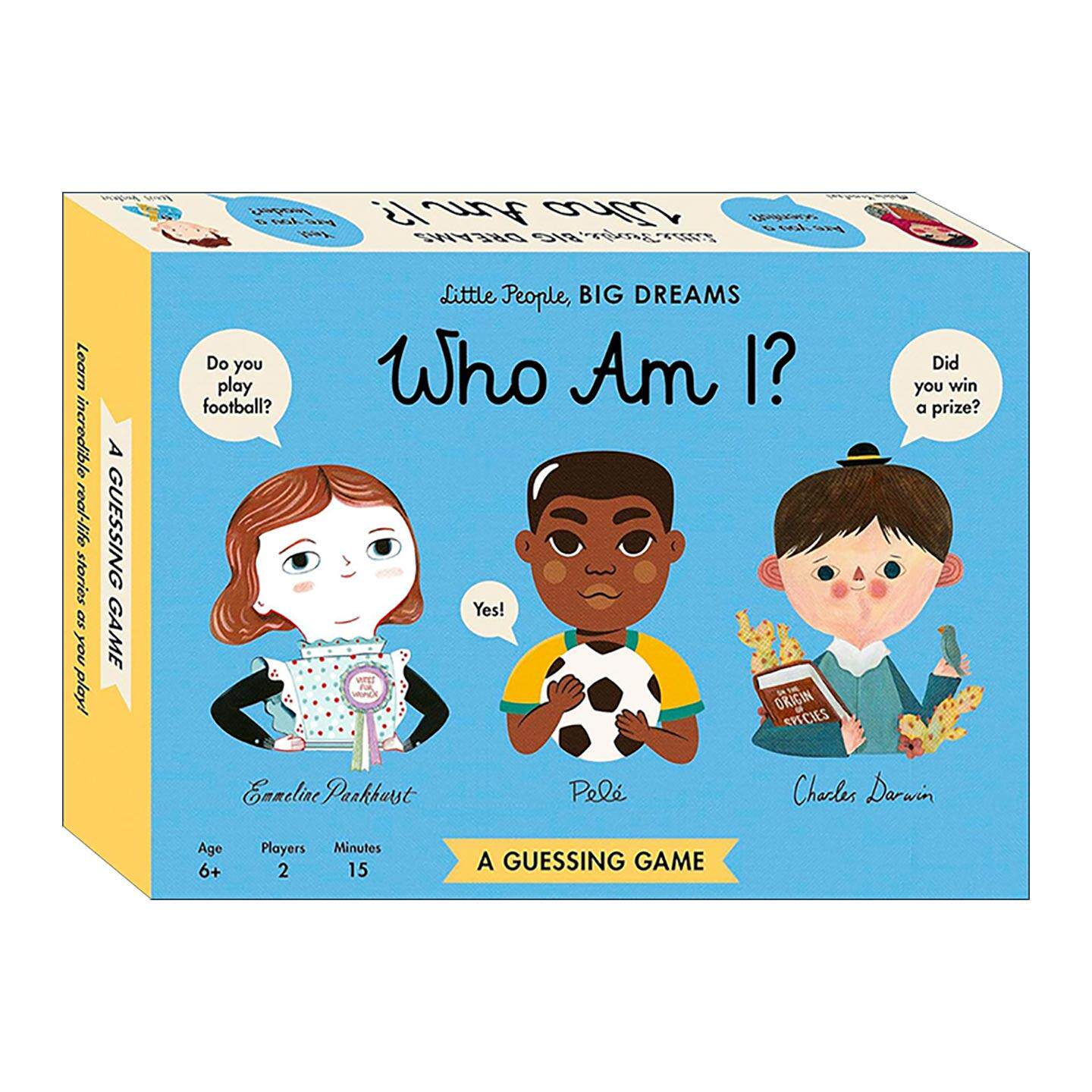 英文原版 Little People Big Dreams Who Am I A Guessing Game 小人物大梦想 猜猜我是谁 儿童科普益智游戏 进口英语原版书籍