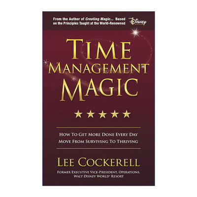 英文原版 Time Management Magic 你打算什么时候开始 即刻开始 做高段位的行动者 精准成长作者Lee Cockerell 进口英语原版书籍