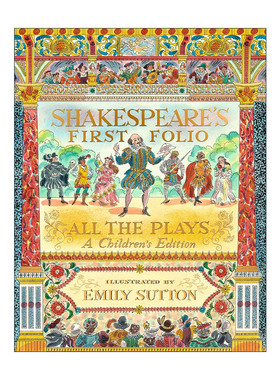 英文原版 Shakespeare's First Folio All The Plays 莎士比亚第一对开本 精装 戏剧合集 经典文学名著插图版 进口英语原版书籍
