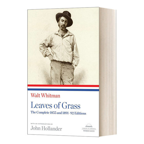 英文原版 Leaves of Grass the Complete 1855 and 1891-92 Editions 草叶集 完整的1855和1891-92版 英文版 进口英语原版书籍