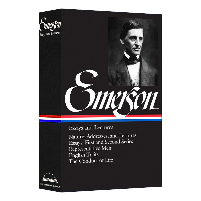 爱默生散文集与讲演录 精装 Ralph Waldo Emerson Essays and Lectures 英文原版文学诗歌读物 进口英语书籍