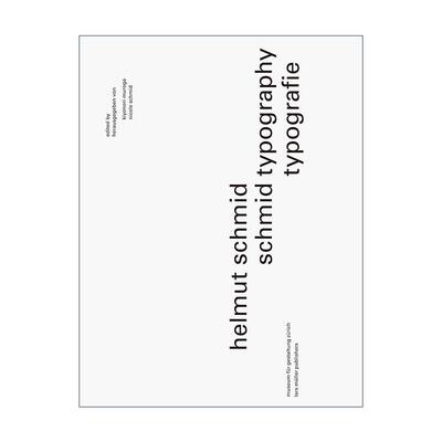 英文原版 Helmut Schmid Typography 赫尔穆特·施密德 字体设计 精装 英文版 进口英语原版书籍