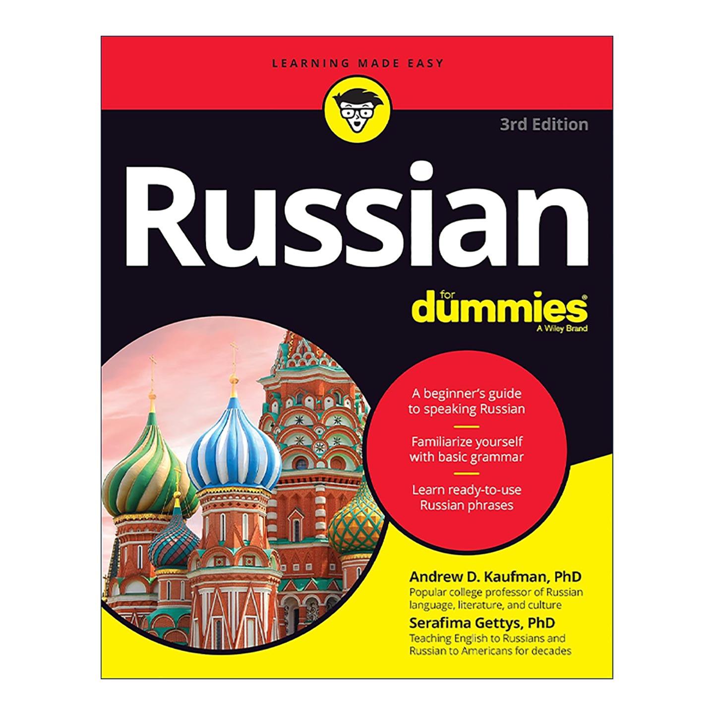 原版 Russian for Dummies 俄语入门 第3版 进口原版书籍