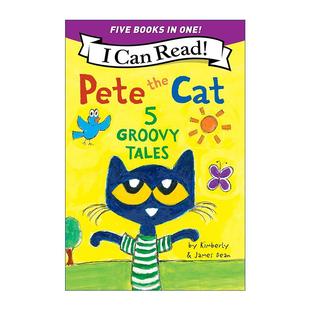 Can the Some Paw 英文原版 Collection Read分级阅读 First Kitty’s 小皮特猫故事5合1 书籍 进口英语原版 Reading Pete