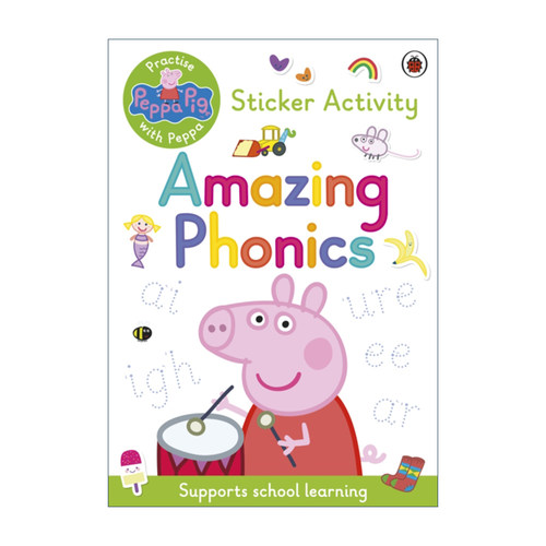 英文原版 Peppa Pig Practise with Peppa Ultimate Phonics 小猪佩尼贴纸活动书 神奇的拼读法 英文版 进口英语原版书籍
