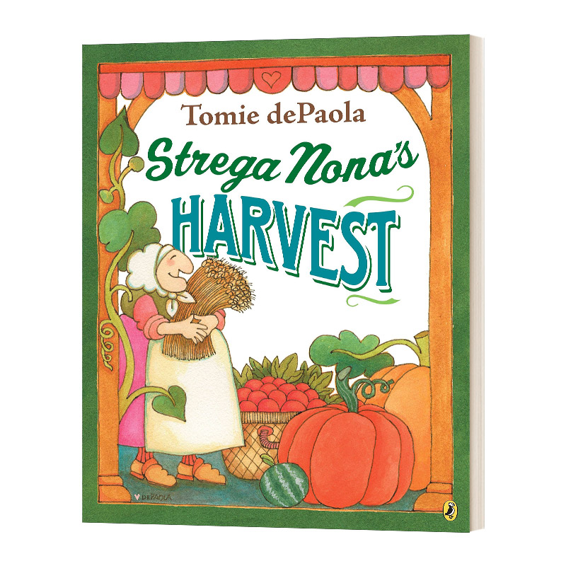 Strega Nona's Harvest巫婆奶奶的收获凯迪克大奖英文原版儿童绘本进口英语书籍