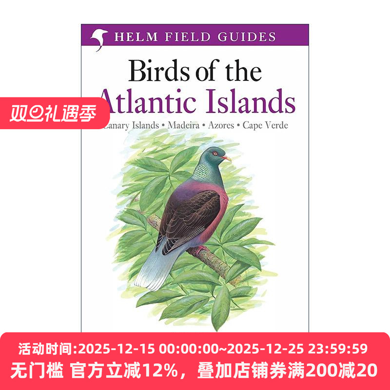 英文原版 A Field Guide to the Birds of the Atlantic Islands 大西洋岛屿鸟类野外指南 英文版 进口英语原版书籍