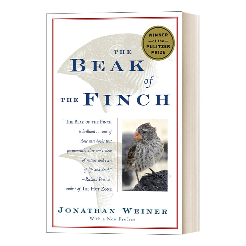 英文原版 The Beak of the Finch 鸟喙 加拉帕格斯群岛考察记 1995普利策奖 豆瓣高分推荐 Jonathan Weiner 进口英语原版书籍