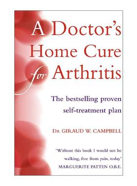 英文原版 A Doctor's Home Cure For Arthritis 缓解关节疼痛的家庭方案 七天行动计划 Giraud W. Campbell 进口英语原版书籍