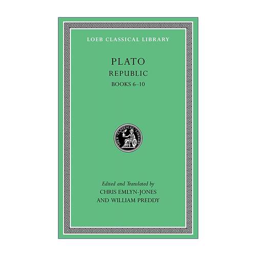 原版 Republic Volume II 柏拉图Plato 理想国2 第6-10册 共10册 原文希英对照版 洛布古典丛书 进口原版书籍