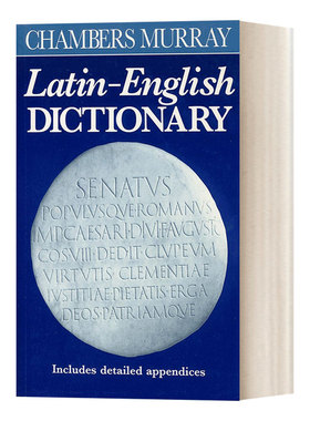 Chambers Murray Latin-English Dictionary  钱伯斯拉丁英语词典  英文原版双语词典 进口英语书籍