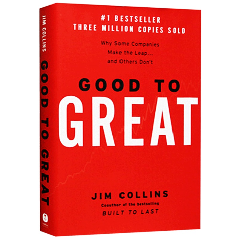 从优秀到卓越精装 Good to Great基业长青作者吉姆柯林斯 Jim Collins英文原版经济管理读物进口书籍-封面