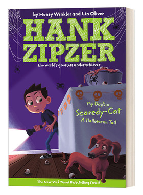 Hank Zipzer 10 汉克历险记10 我的狗狗是个胆小鬼 英文原版青少年幽默搞笑校园成长章节小说 进口英语书籍