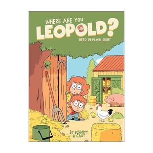 英文原版 Where Are You Leopold 利奥波德你在哪 卷二 雅思词汇漫画书 英文版 进口英语原版书籍