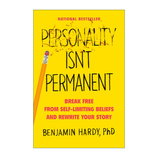 Permanent 原生性格 Personality 精装 书籍 英文原版 Hardy 性格修正 Isn 自我提升 成功学 如何突破你 进口英语原版 Benjamin