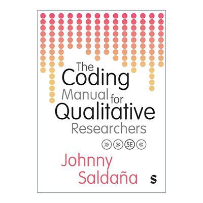 英文原版 The Coding Manual for Qualitative Researchers 质性研究编码手册 约翰尼·萨尔达尼亚 第五版 进口英语原版书籍