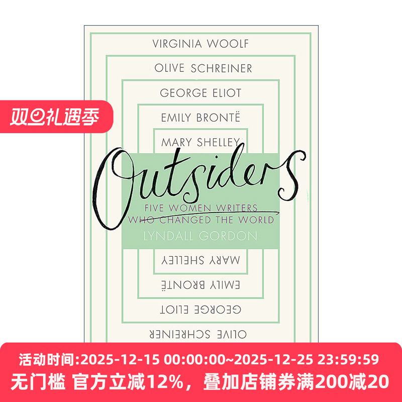 英文原版 Outsiders 破局者 改变世界的五位女作家 英文版 进口英语原版书籍