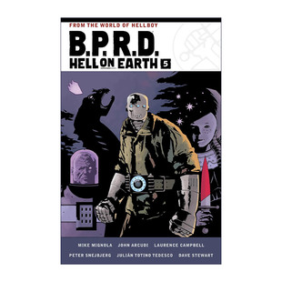 Earth 人间地狱 B.P.R.D. 英文版 书籍 英文原版 Horse黑马漫画 Volume Hell 超自然调查防御署 卷五 进口英语原版 Dark