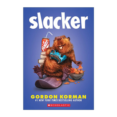 英文原版 Slacker 懒人 Gordon Korman幽默动物故事 英文版 进口英语原版书籍